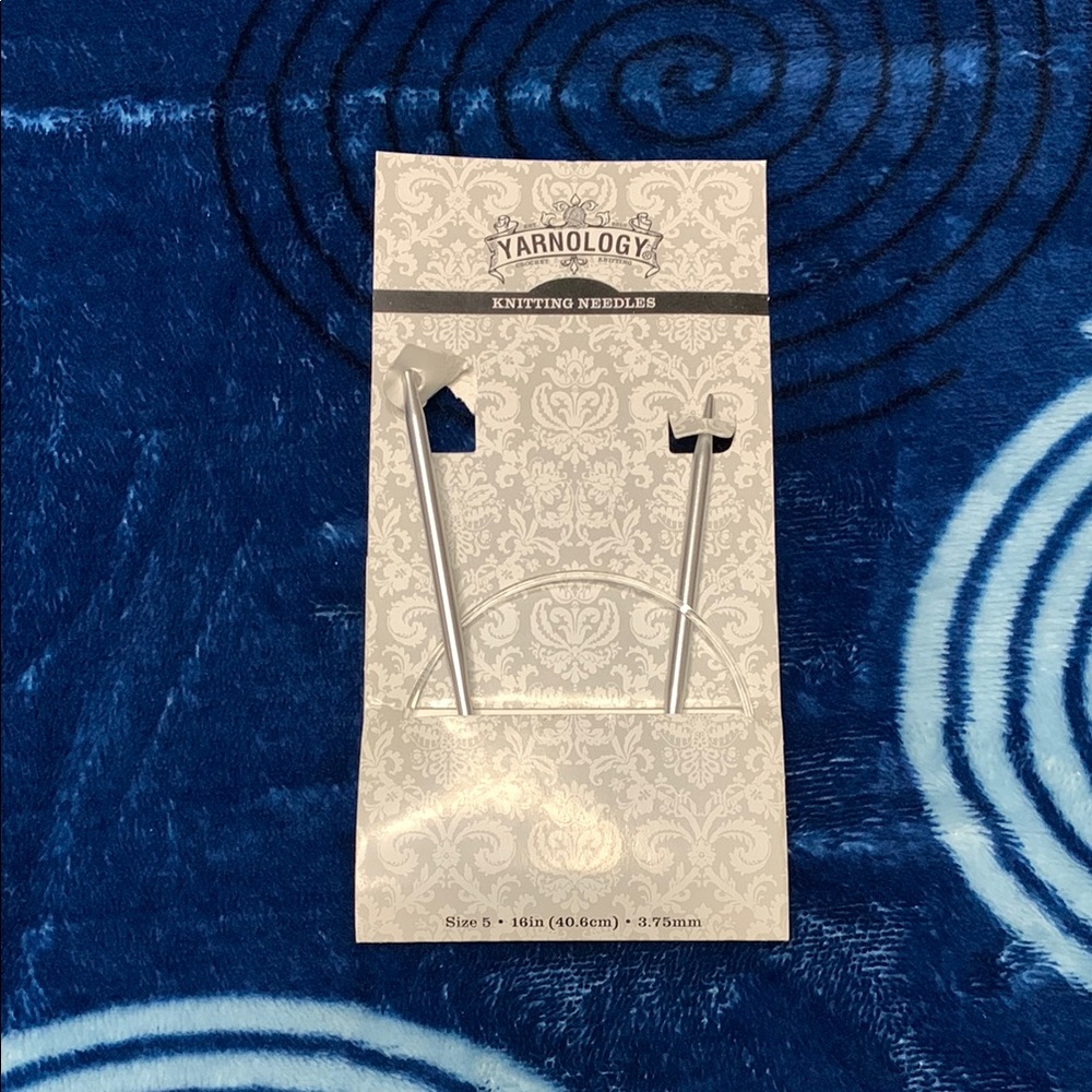Yarnology Silver Knitting Needles